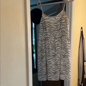 Kensie Zebra Print Mini Dress